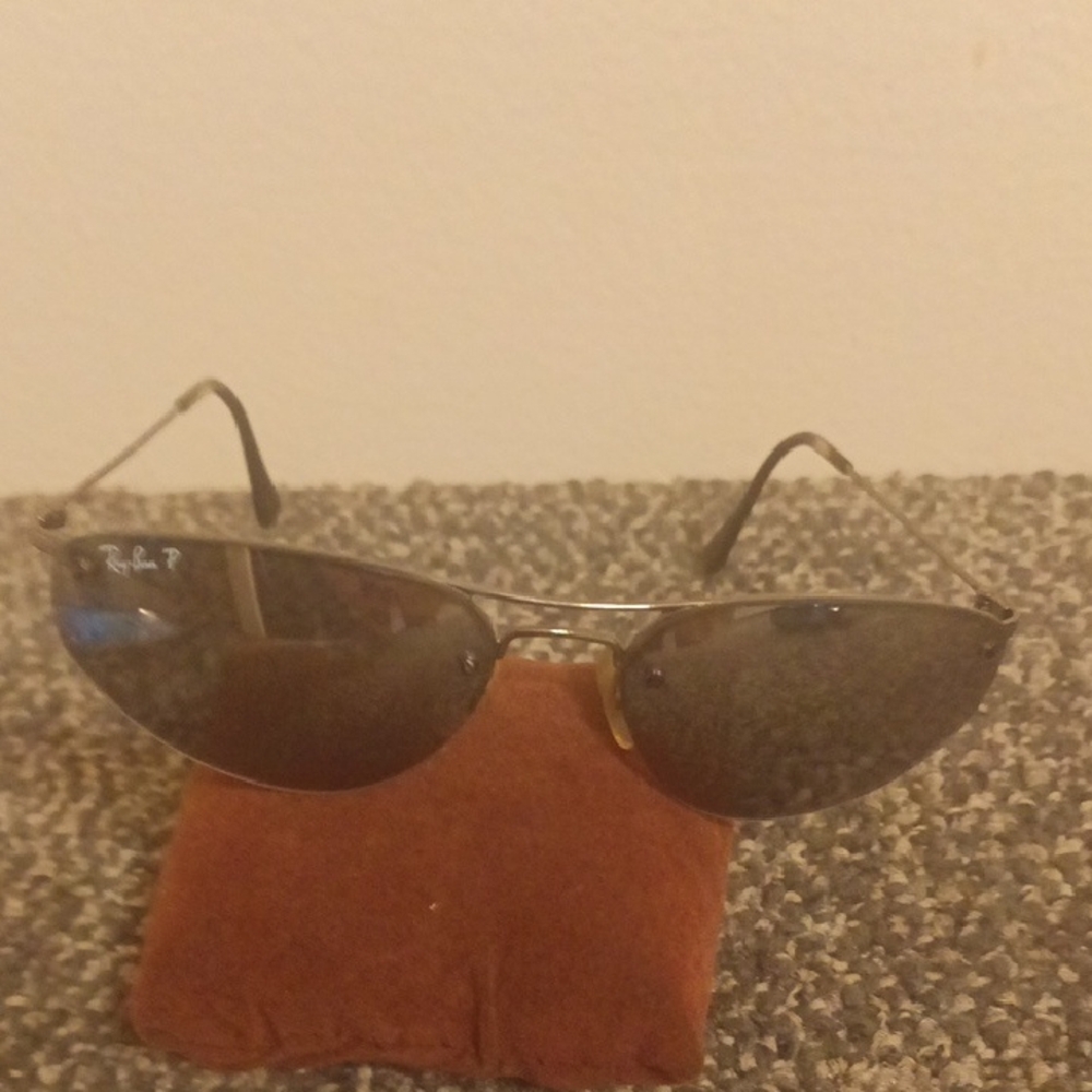 Ray-Ban Silver Titanium  Women's Polarized Sunglass Frames